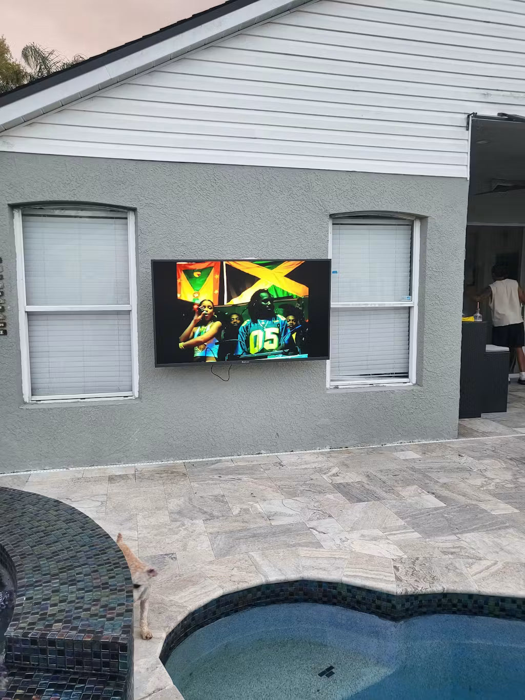 55" 2000Nit Google Outdoor TV -2026 Pool Pro 3.0 Series