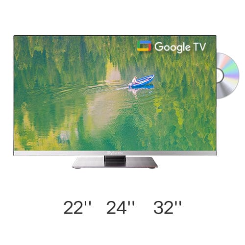 22″ Sylvox 12V Limo RV TV | Waterproof Smart TV for RV, Camper