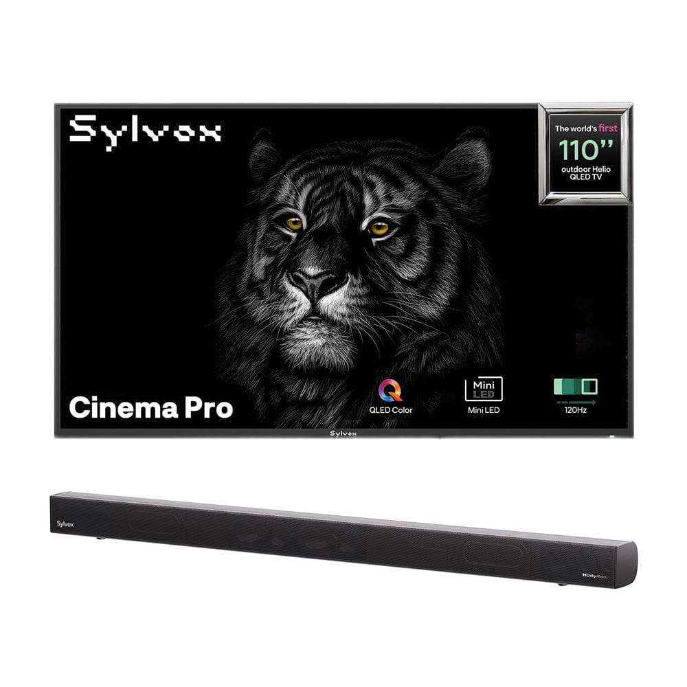 テレビ luxe 110″ Cinema Full Sun Outdoor TV | Sylvox Waterproof Smart Google