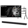 Sylvox Cinema Pro 75" Helio QLED Outdoor TV-( 120HZ, 3500Nits)