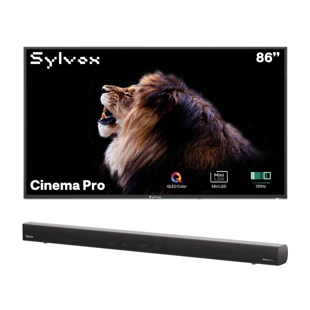 Sylvox Cinema Pro 86" Helio QLED 120HZ Outdoor TV(5000Nits)-2025 Model