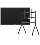 TV+Rolling TV Cart (43"-55")