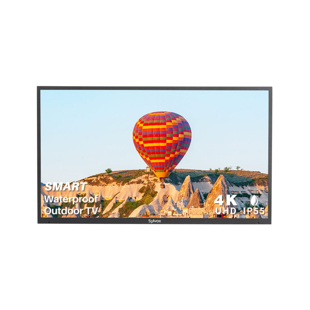 43" Waterproof Outdoor TV (Partial Sun)-Deck Series with Rolling Cart