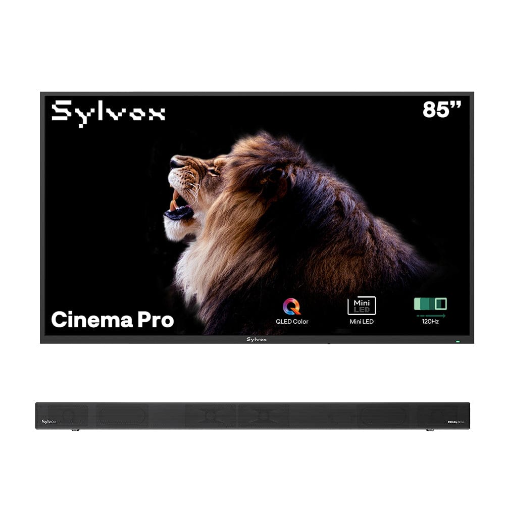 Sylvox Cinema Pro 85" Helio QLED  Outdoor TV-(3500Nits, 120HZ)