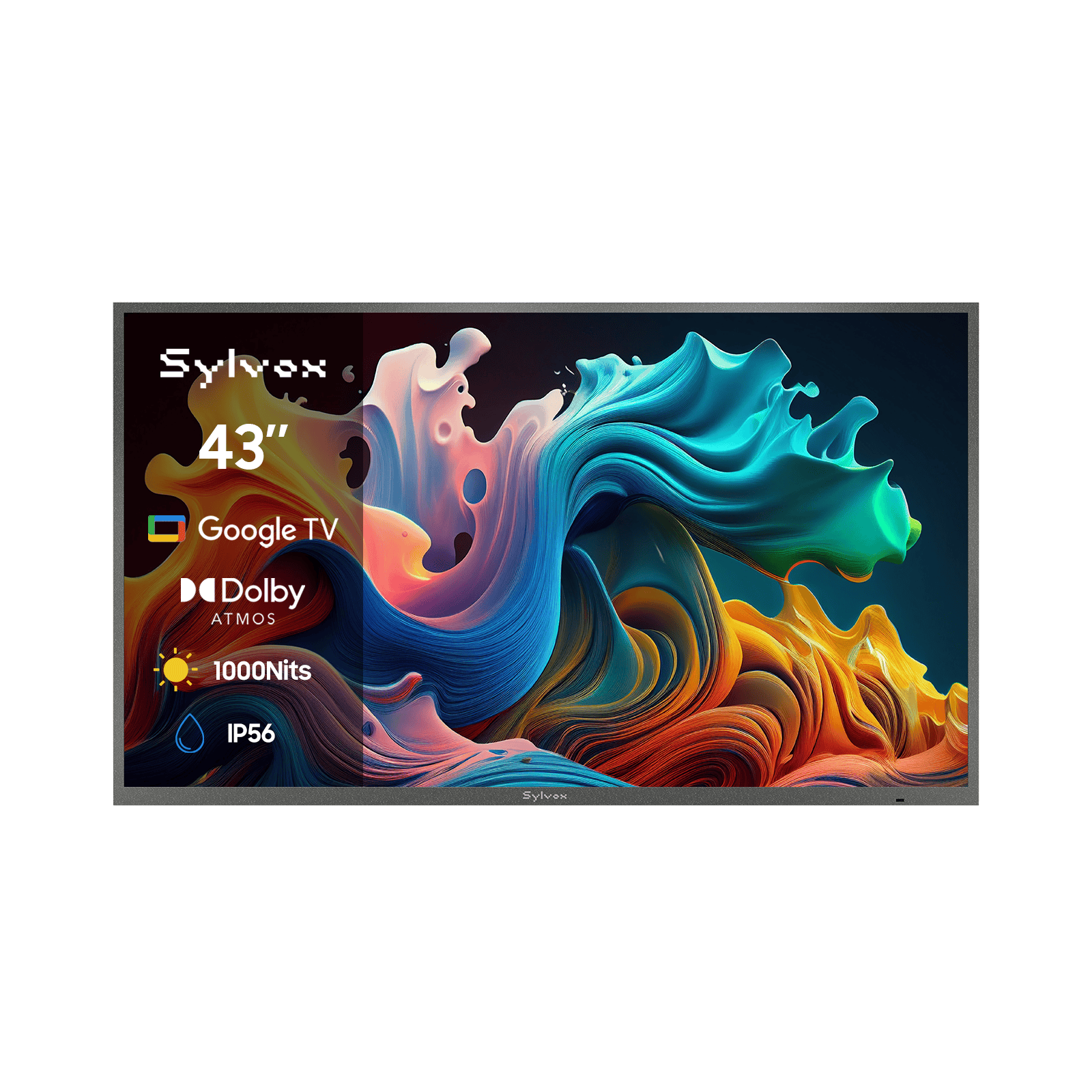 43″ Deck Pro QLED 2.0 Waterproof Outdoor TV | Sylvox Smart Google