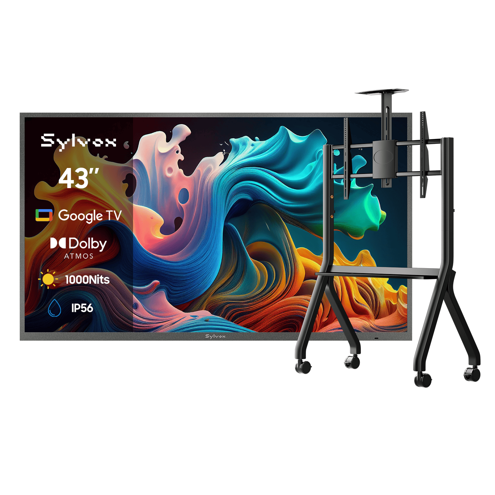 43″ Deck Pro QLED 2.0 Waterproof Outdoor TV | Sylvox Smart Google