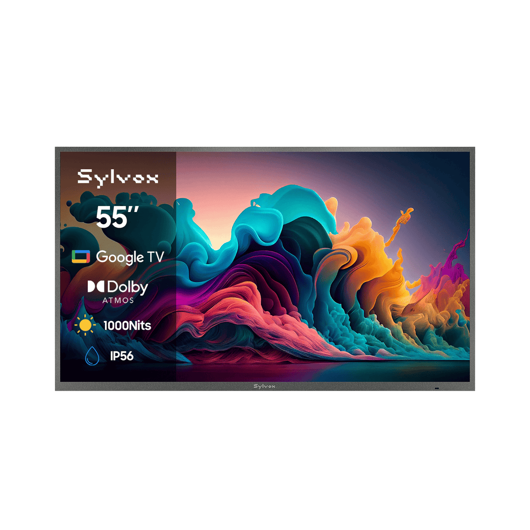55″ Deck Pro QLED 2.0 Waterproof Outdoor TV | Sylvox Smart Google