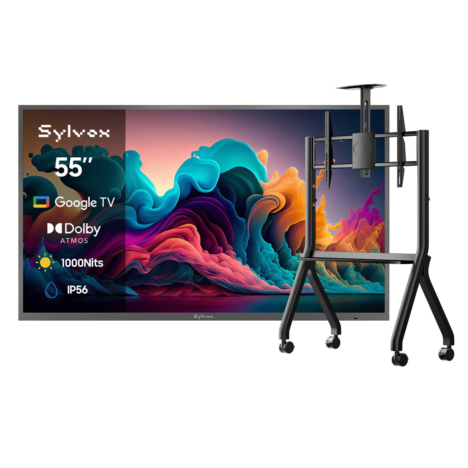 55″ Deck Pro QLED 2.0 Waterproof Outdoor TV | Sylvox Smart Google