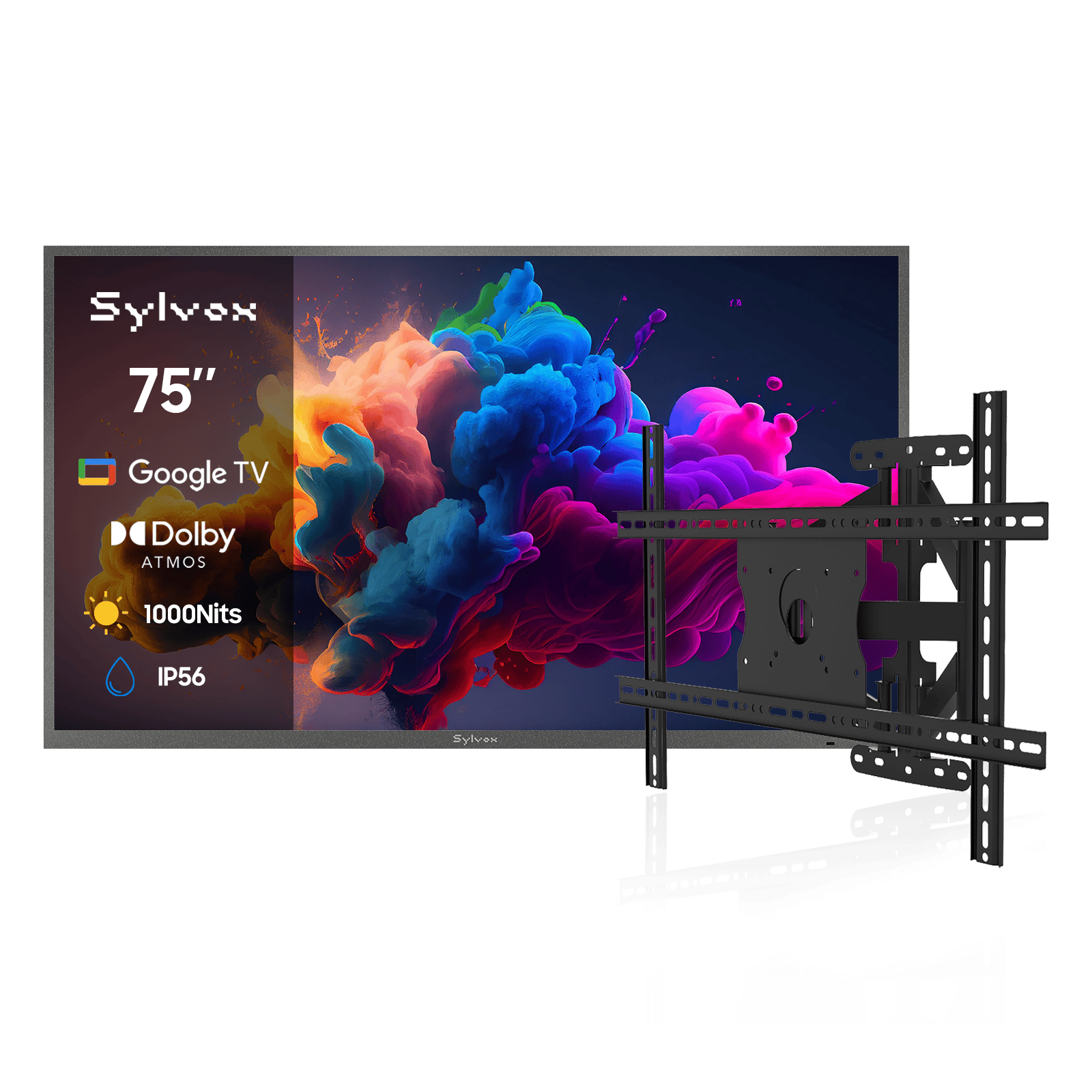 75″ Deck Pro QLED 2.0 Waterproof Outdoor TV | Sylvox Smart Google