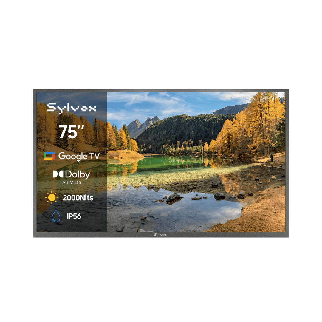 75" 2000Nit Google Outdoor TV -2026 Pool Pro 3.0 Series