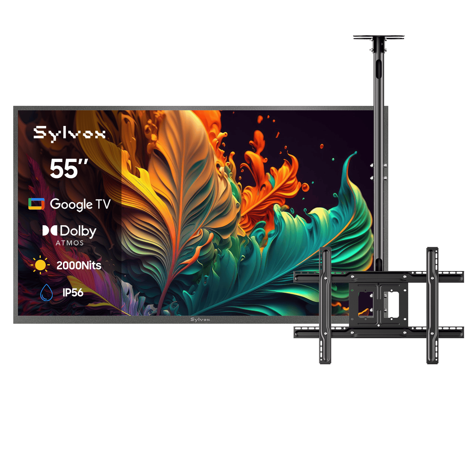Google TV 55インチ Premium QLED 55″ Pool Pro QLED 2.0 Full Sun Outdoor TV | Sylvox Waterproof