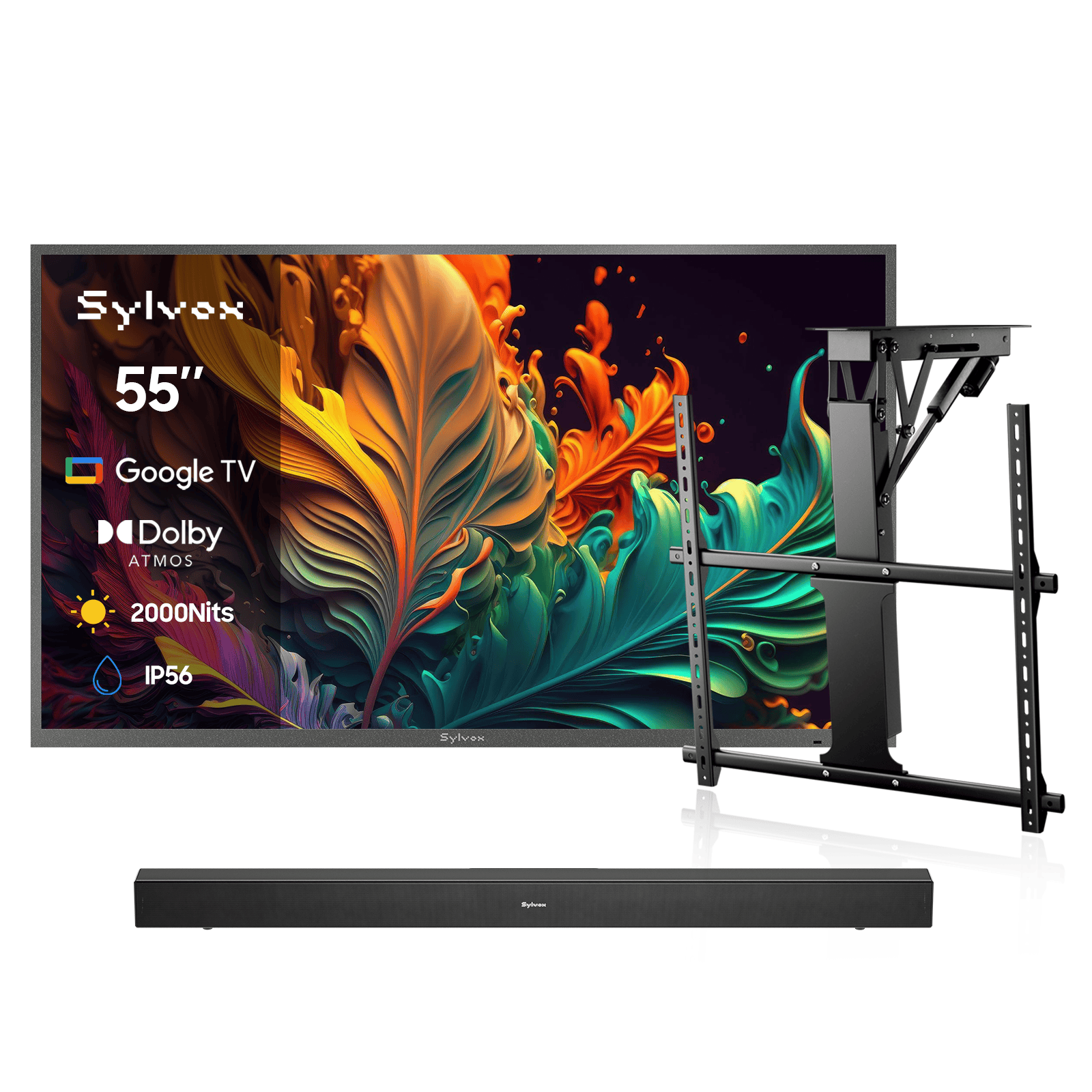 cybex tv 55′′ Pool Pro QLED 3.0 Full Sun Outdoor TV