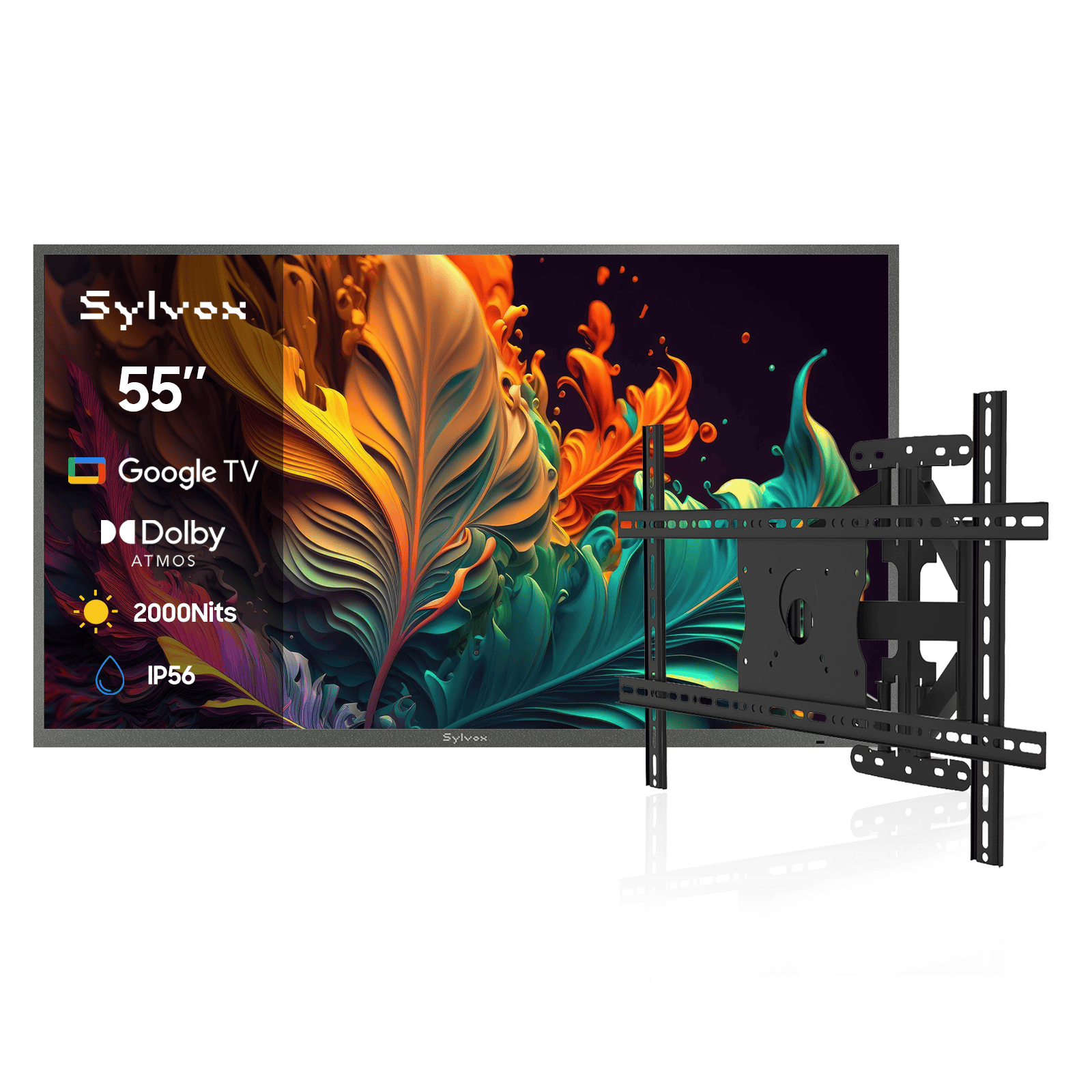 【　TV　】５５Ｖ 55″ Pool Pro QLED 3.0 Full Sun Outdoor TV | Sylvox Waterproof