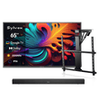 65" Premium QLED Google Outdoor TV - 2026 Pool Pro QLED 3.0 Series