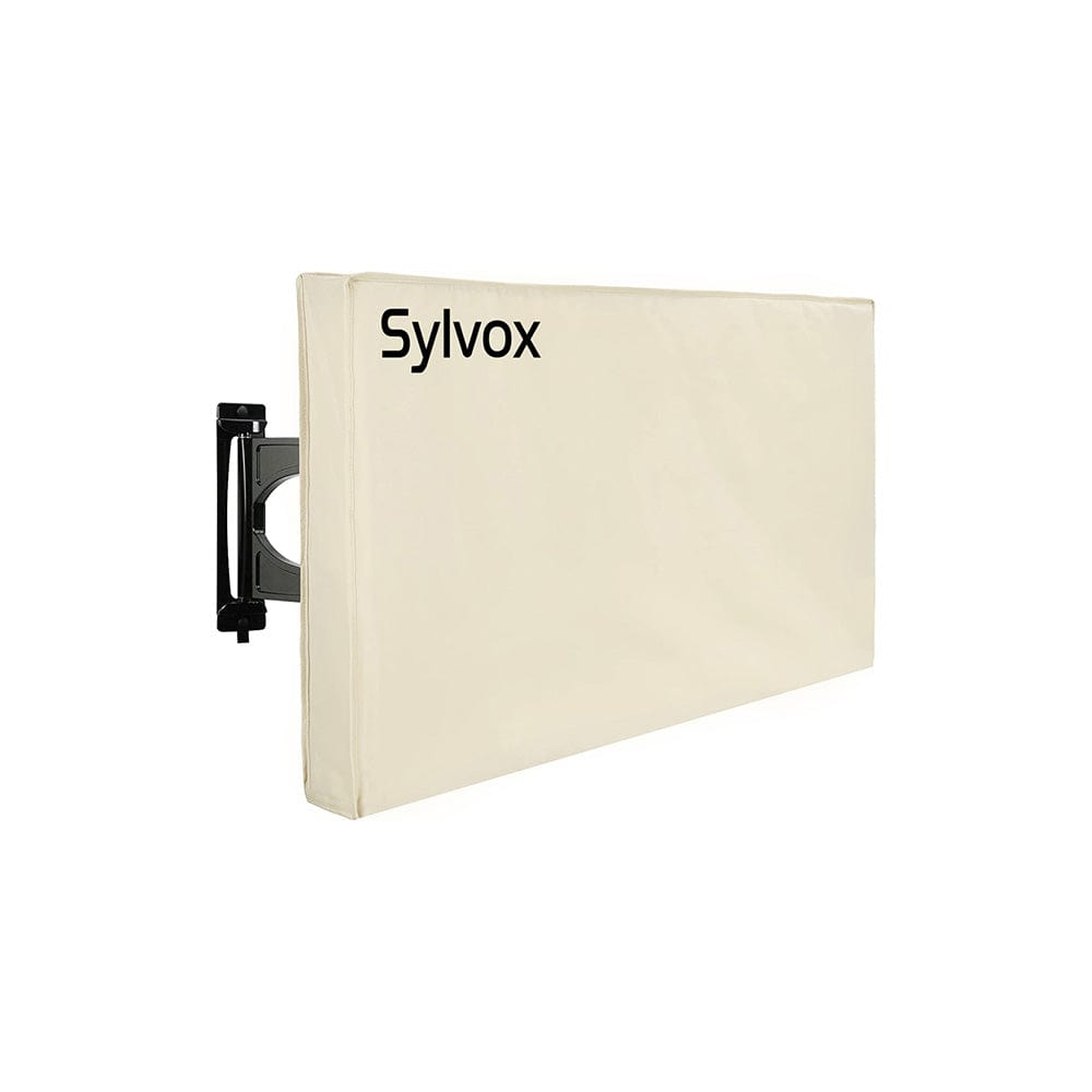 Sylvox TV Cover SYLVOX Outdoor TV Cover For 60-65 Inch TVs - Waterproof 600D Oxford Fabric With Remote Control Pocket 60-65 Inch Waterproof TV Protection