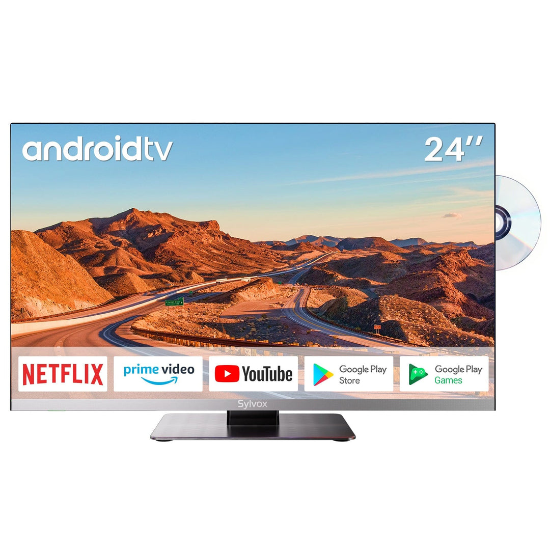 24″ 12 volt Smart Android TV with Google Assistant and Freeview
