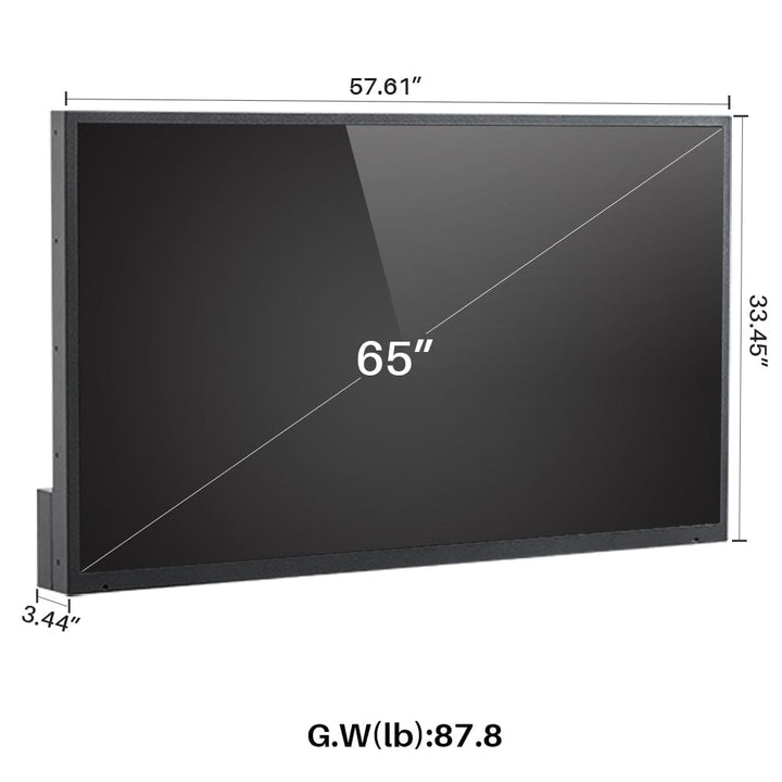 65" Waterproof Outdoor TV (Partial Sun)-Deck Series